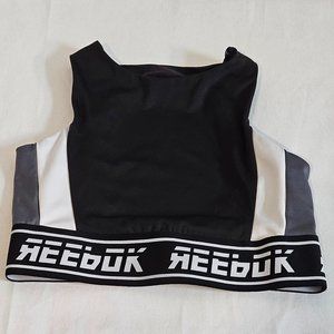 Reebok Speedwick Black, White, Gray Sports Bra - Size XS